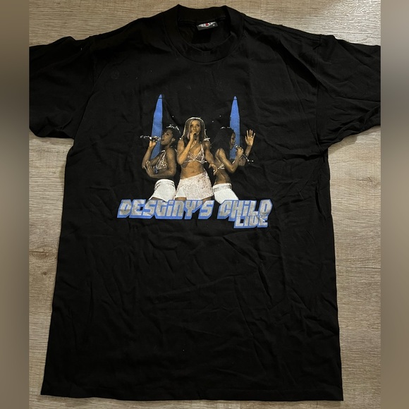 Tops - RARE Destiny’s Child 2001 TRL Tour Concert Tee Vintage